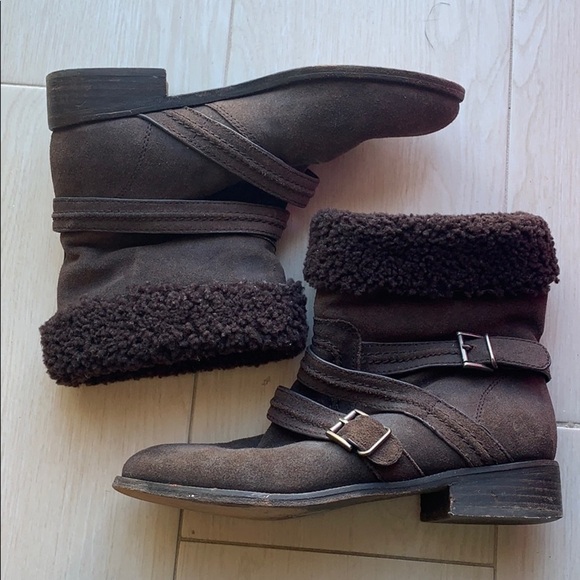 Joie brown buckle boots - Picture 1 of 5